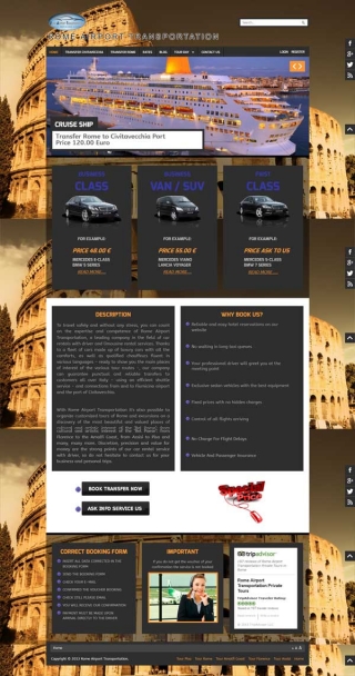 Rome Airport Transportation transfers Civitavecchia Port