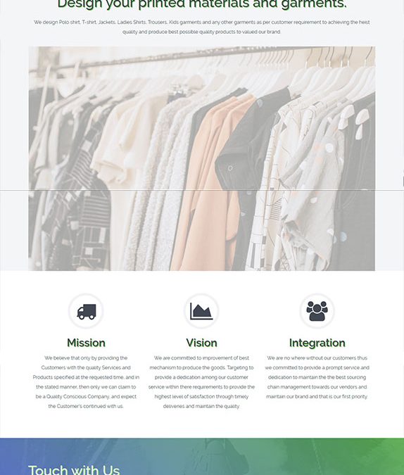 We launched new brand for ready made garments