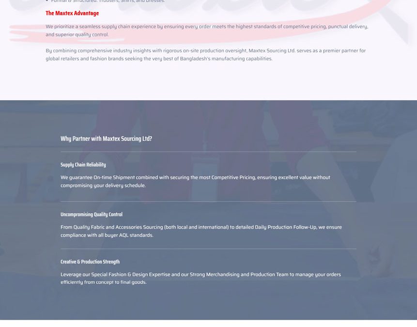 Maxtex Sourcing Ltd